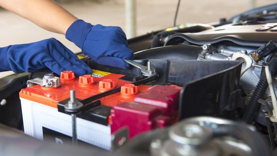 An Image of a Car Undergoing Diagnostic Checks 